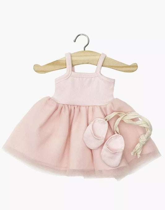 Minikane Rosella tutu rožinė suknelė ir šokio bateliai - GORDIS lėlėms - LE KUKU