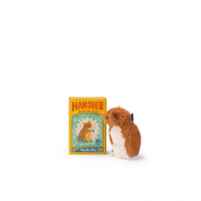 Moulin Roty - Dantukų slėptuvė HAMSTER| pliušinis žaislas | Puce & Pilou - LE KUKU