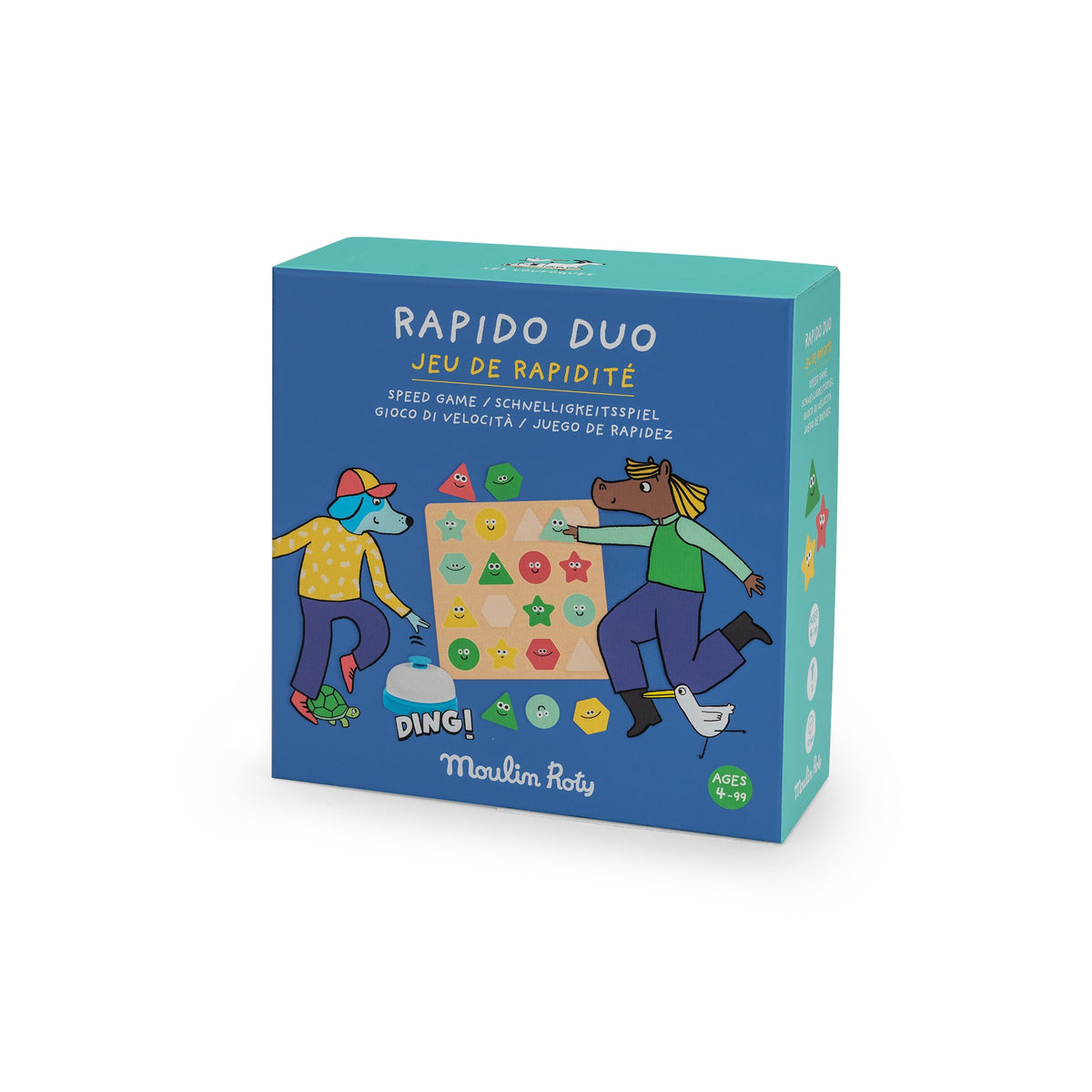 Moulin Roty - Greitos reakcijos žaidimas Rapido Duo - Les Loufoques - LE KUKU