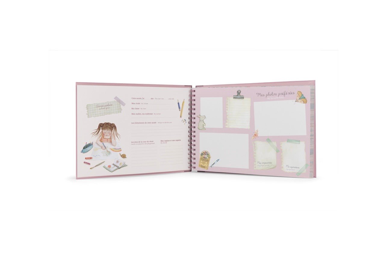 Moulin Roty - Mokyklinių prisiminimų albumas (36 psl.) „Les Rosalies“ - LE KUKU