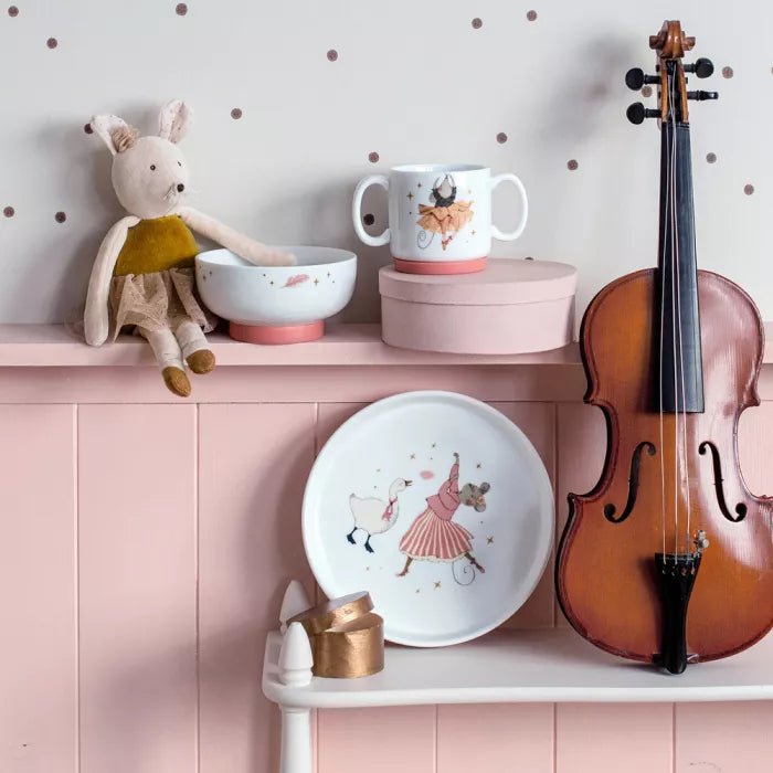 Moulin Roty - Porcelianinių indų rinkinys | La Petite Ecole de Danse - LE KUKU