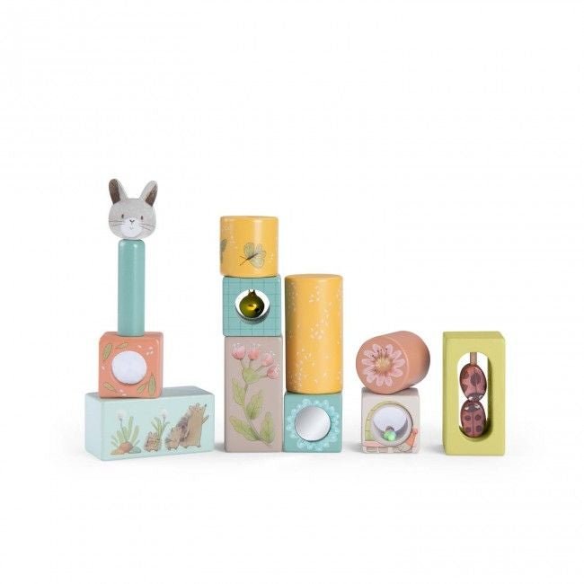 MOULIN ROTY - Veiklos kubelių rinkinys - Trois Petits Lapins - Stack-up activity cubes - LE KUKU