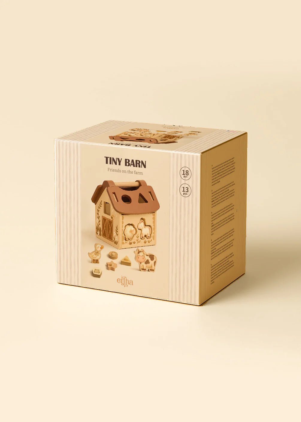 Mrs Ertha edukacinė Montessori dėlionė - Tiny Barn - LE KUKU