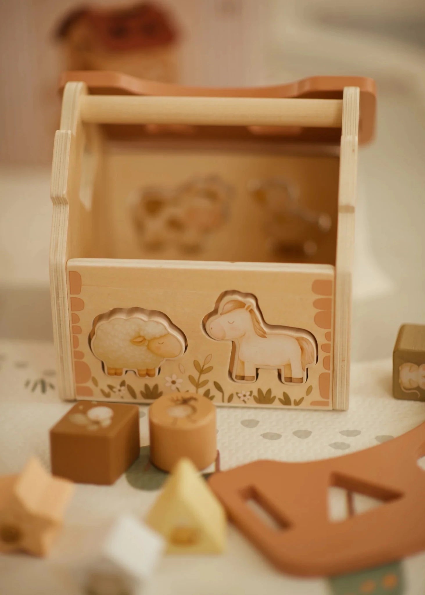 Mrs Ertha edukacinė Montessori dėlionė - Tiny Barn - LE KUKU