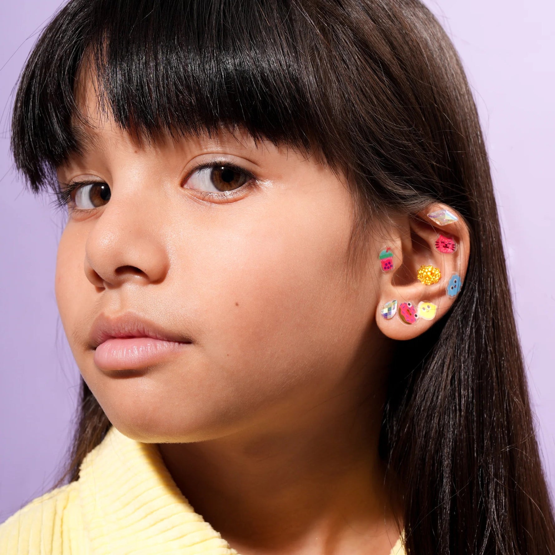 OMY - ausų lipdukai - auskarai - KAWAI EARRINGS STICKERS - LE KUKU