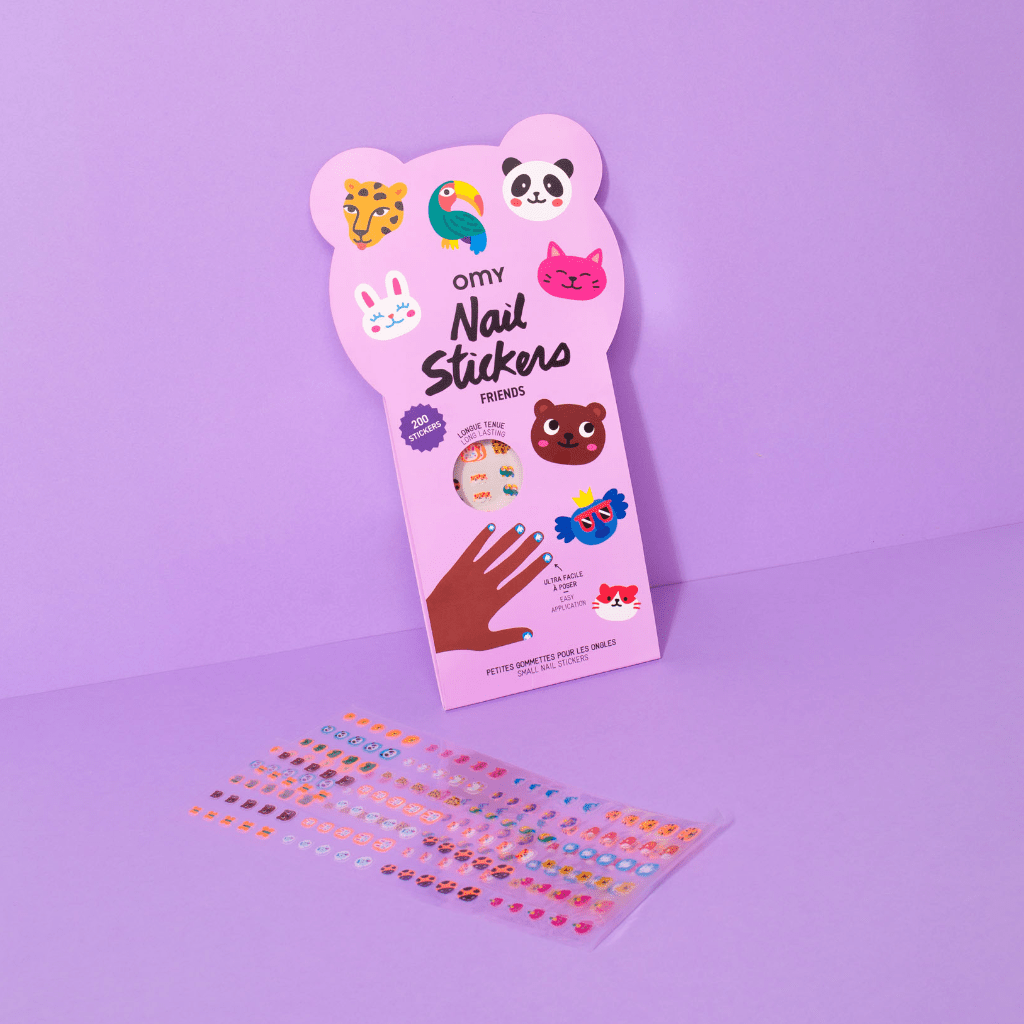 OMY - nagų lipdukai- FRIENDS - NAIL STICKERS - LE KUKU