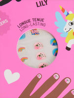 OMY - nagų lipdukai- LILY - NAIL STICKERS - LE KUKU
