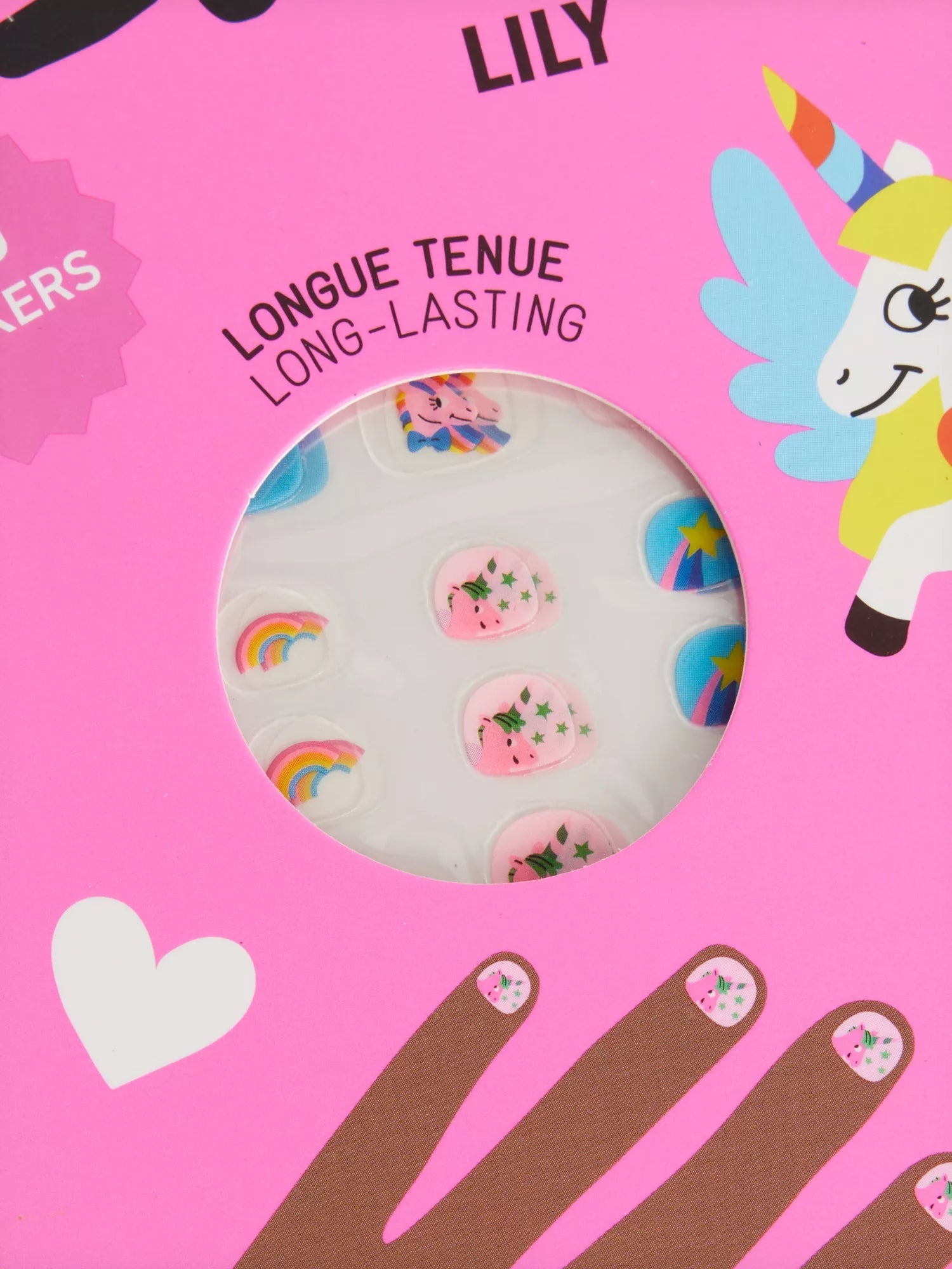 OMY - nagų lipdukai- LILY - NAIL STICKERS - LE KUKU