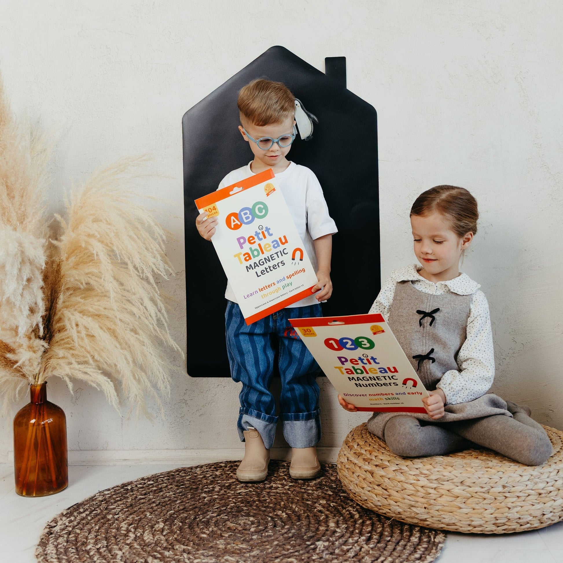 Petit Tableau - Magnetinė lenta vaikams - Namelis - LE KUKU