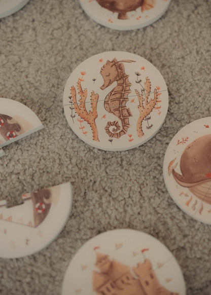 Plūduriuojanti vonios dėlionė vaikams - Bath buds