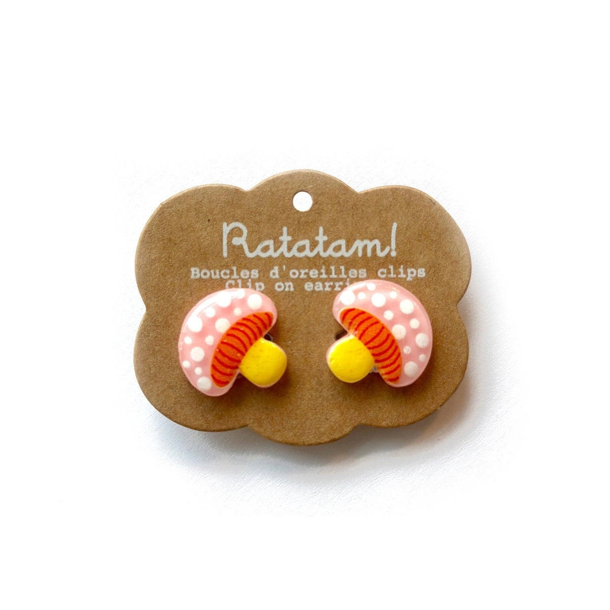 Ratatam - vaisių formos Clip-on auskarai (užspaudžiami) 🍓 - LE KUKU
