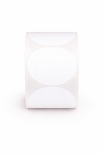 Round Labels 50mm 500 units White - LE KUKU