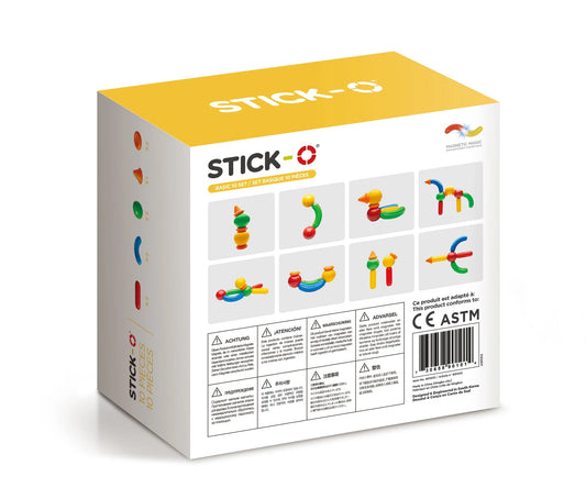 Stick-O - magnetinis konstruktorius (10 dalių rinkinys) - LE KUKU