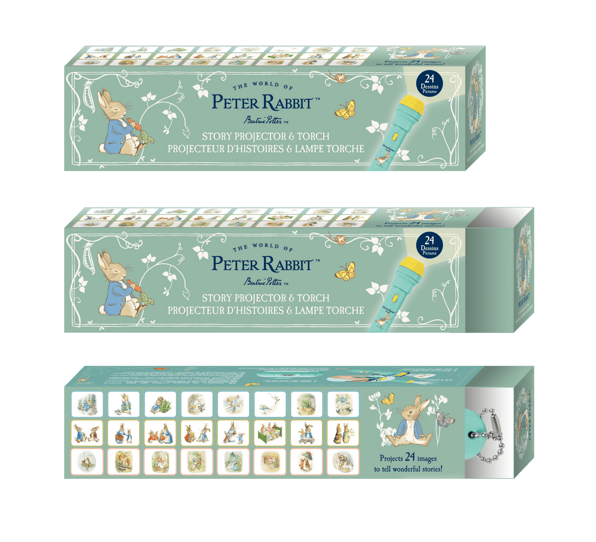 Trousselier - Peter Rabbit™ istorijų projektorius ir kišeninis žibintuvėlis - LE KUKU