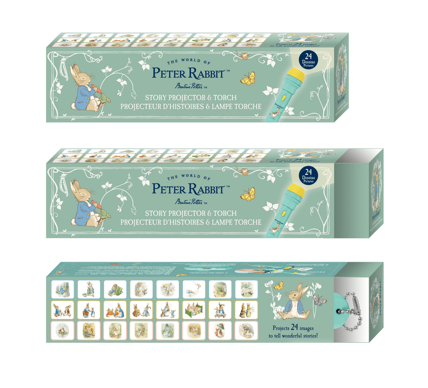 Trousselier - Peter Rabbit™ istorijų projektorius ir kišeninis žibintuvėlis - LE KUKU