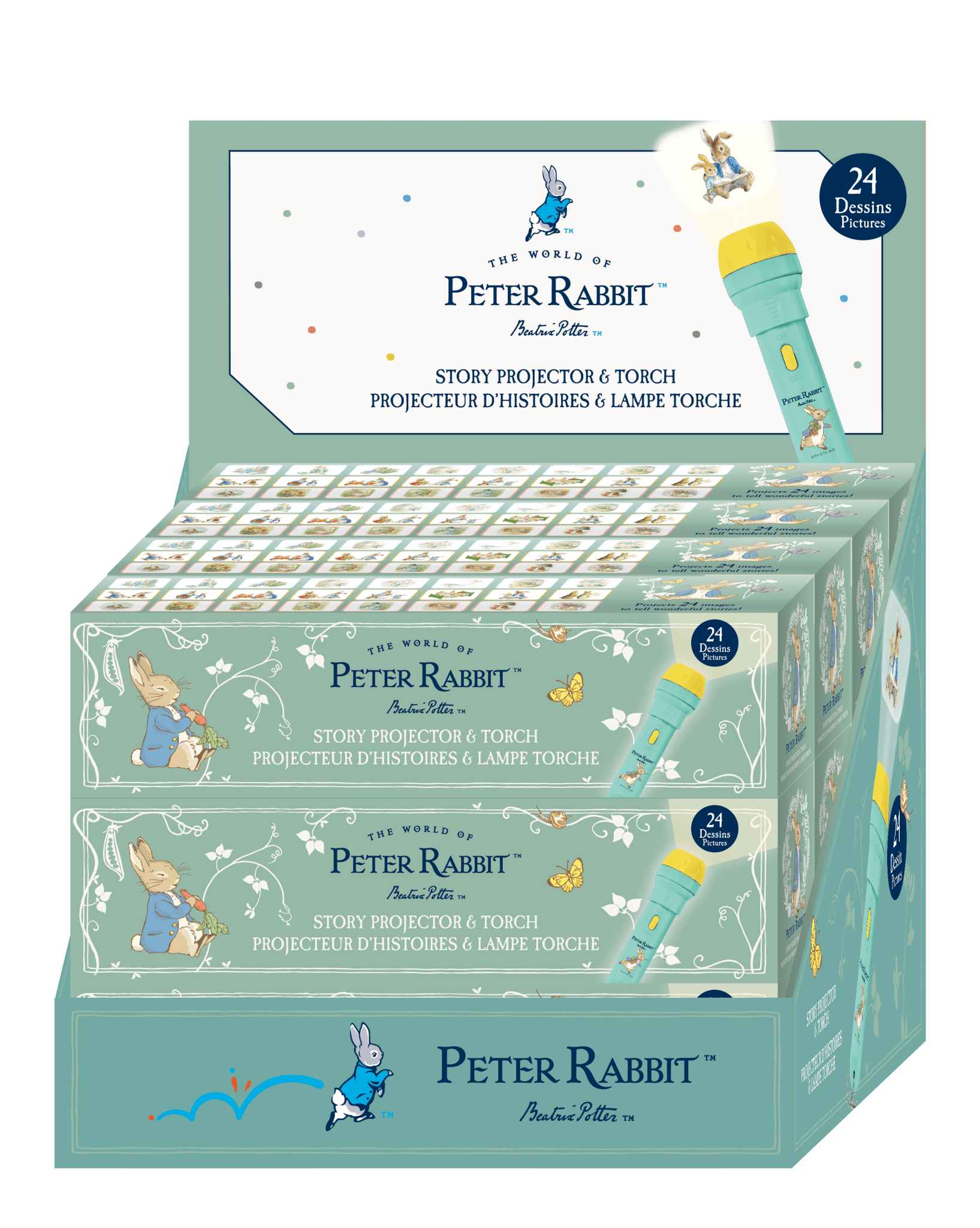 Trousselier - Peter Rabbit™ istorijų projektorius ir kišeninis žibintuvėlis - LE KUKU