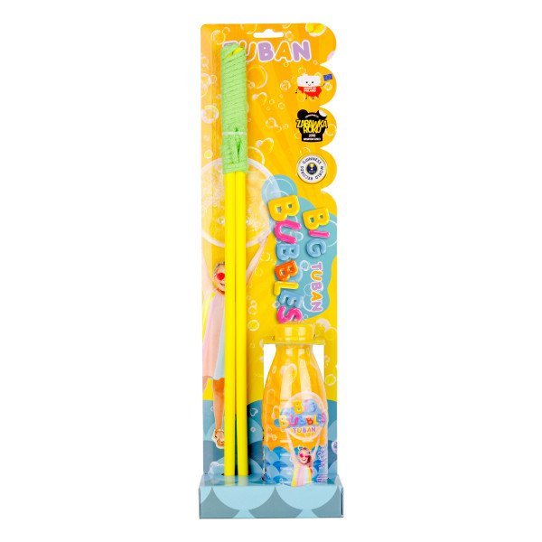 Tuban - Rinkinys - Milžiniška burbulų lazda (50 cm) + Muilo burbulų skystis (400 ml) - LE KUKU