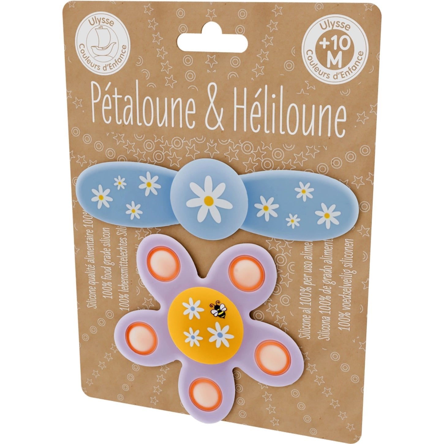 Ulysse Couleurs d'Enfance - spinerių rinkinys Pétaloune & Héliloune - LE KUKU
