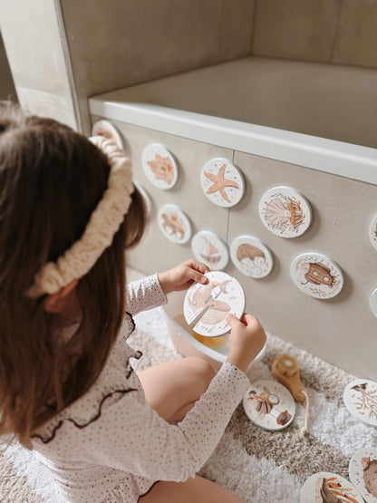 Plūduriuojanti vonios dėlionė vaikams - Bath buds